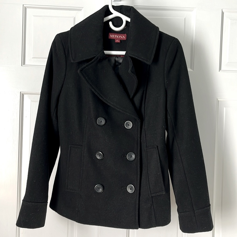 Women’s Merona Pea Coat Size SMALL.